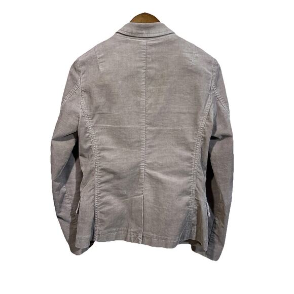 J Crew Corduroy Y2K Blazer Jacket Women's Small Beige Tan Preppy Stretch Boho - Picture 2 of 16